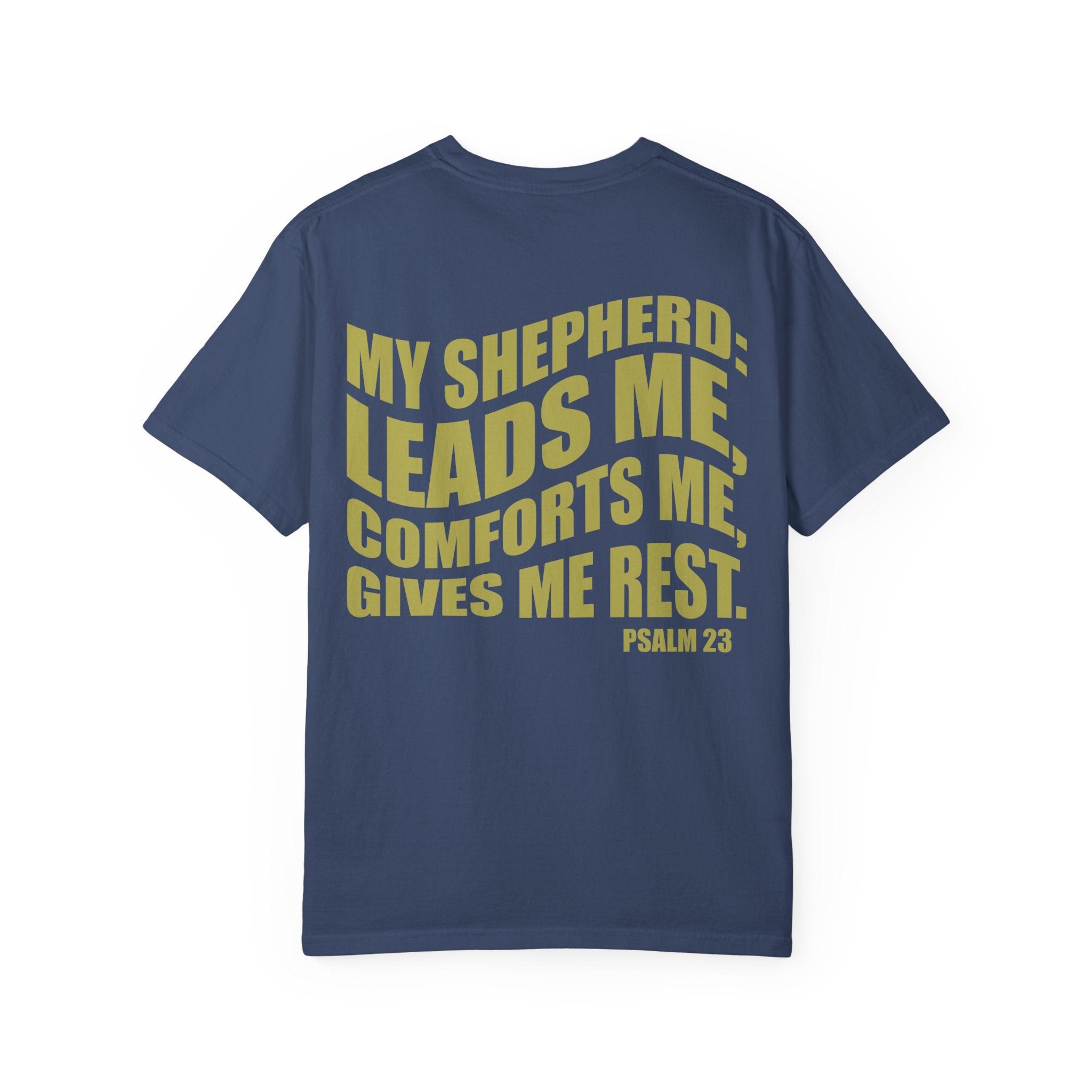 FOLLOW THE SHEPHERD T-Shirt in China Blue/Vibrance