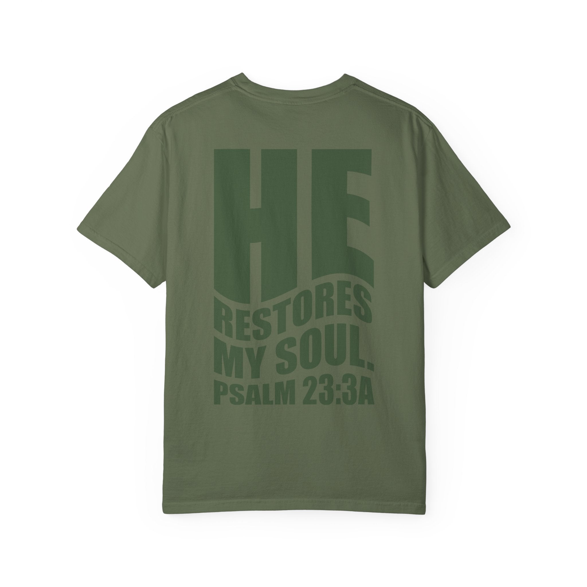 RESTORED T-Shirt in Sage/Dark Forest