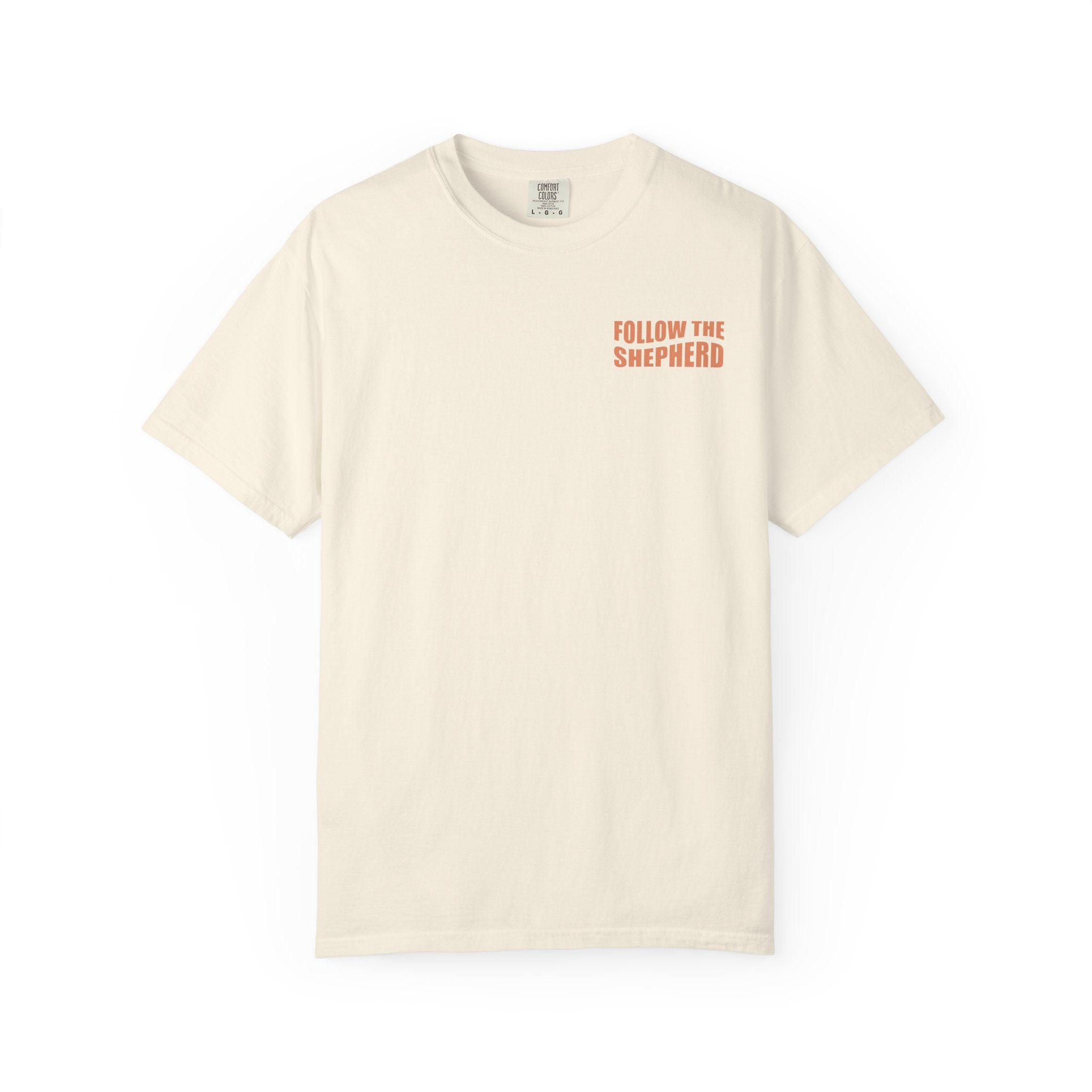 FOLLOW THE SHEPHERD T-Shirt in Ivory/Sunburst