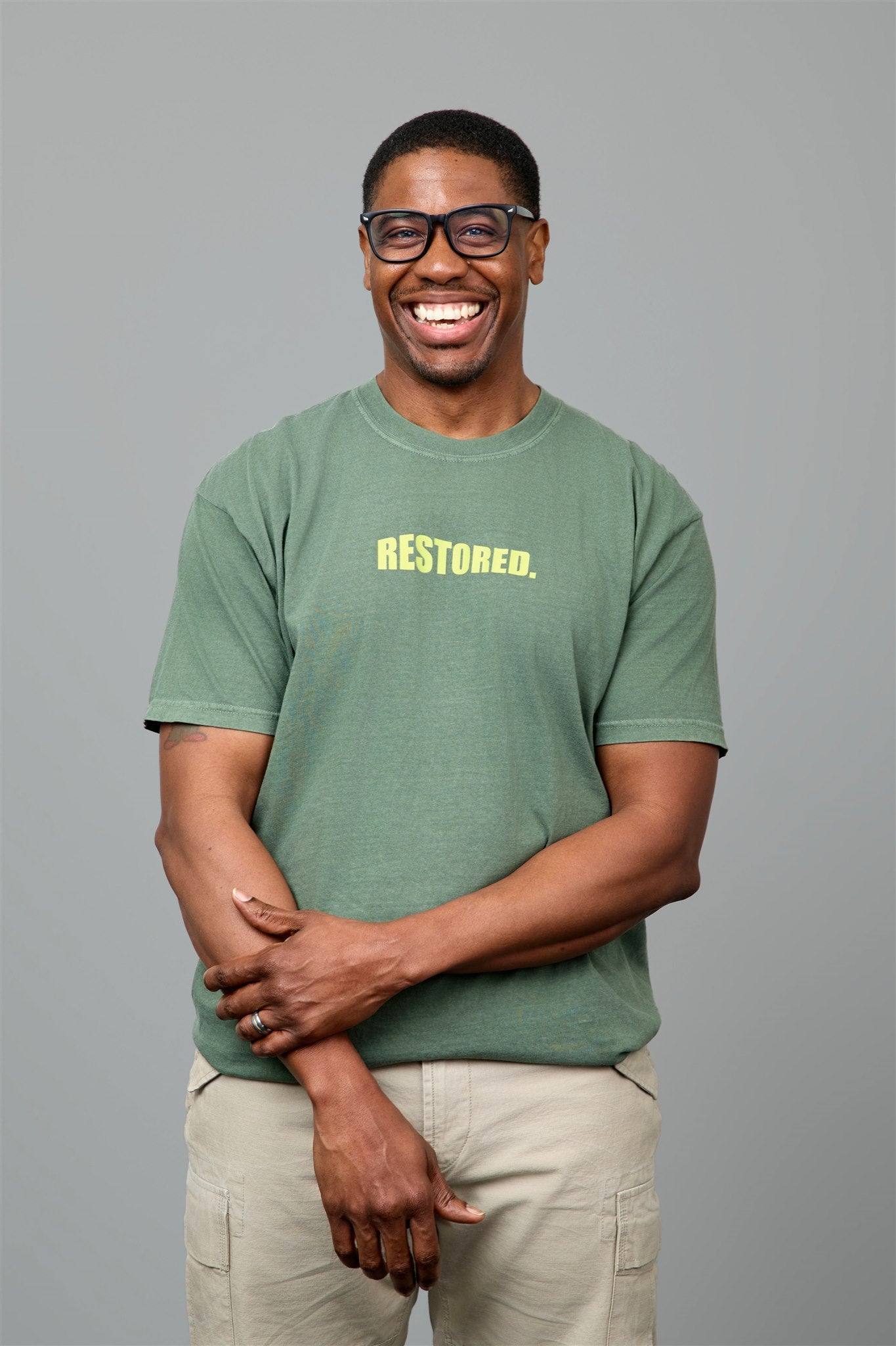 RESTORED T-Shirt in Hemp/Vibrance