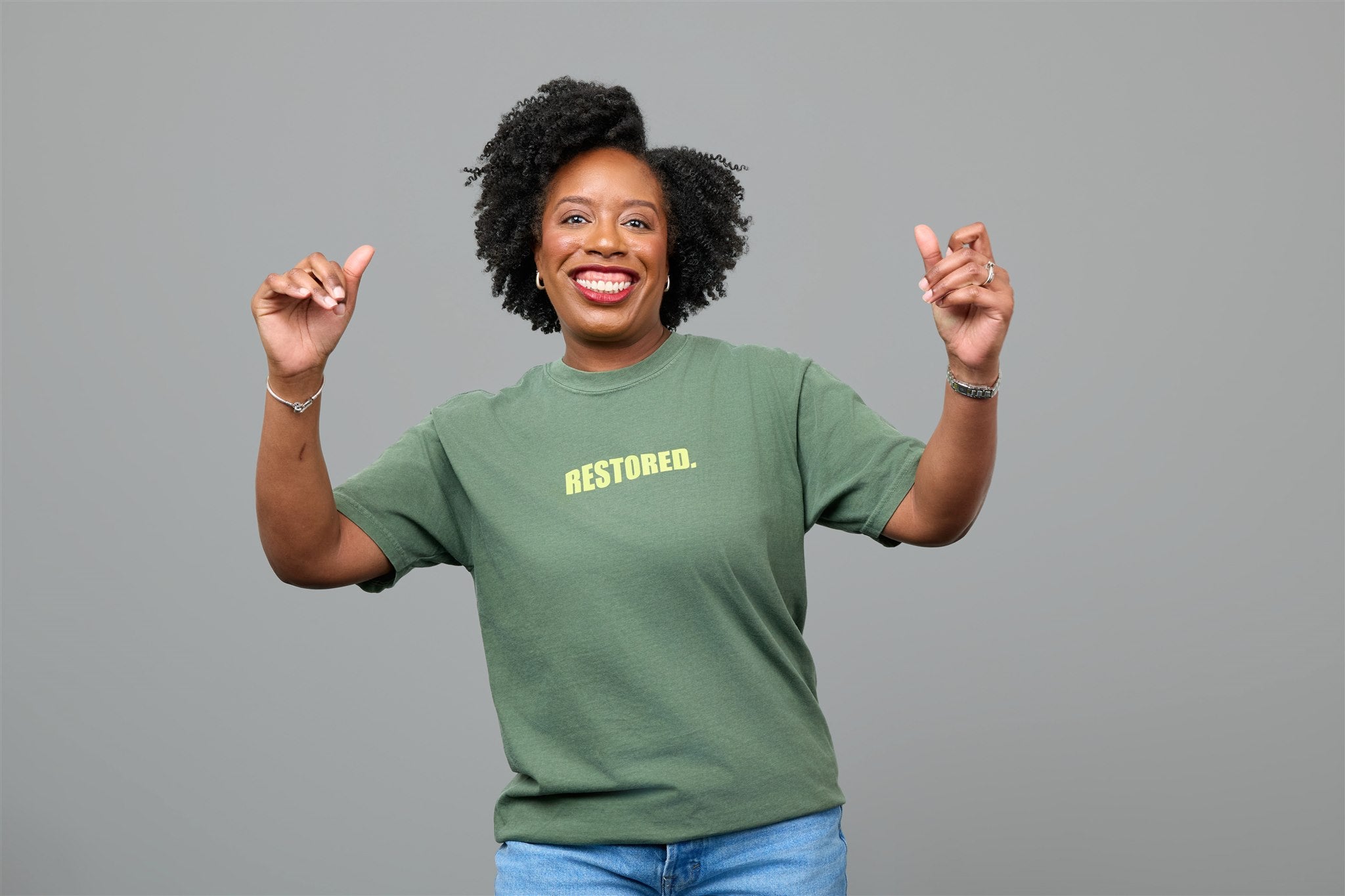 RESTORED T-Shirt in Hemp/Vibrance