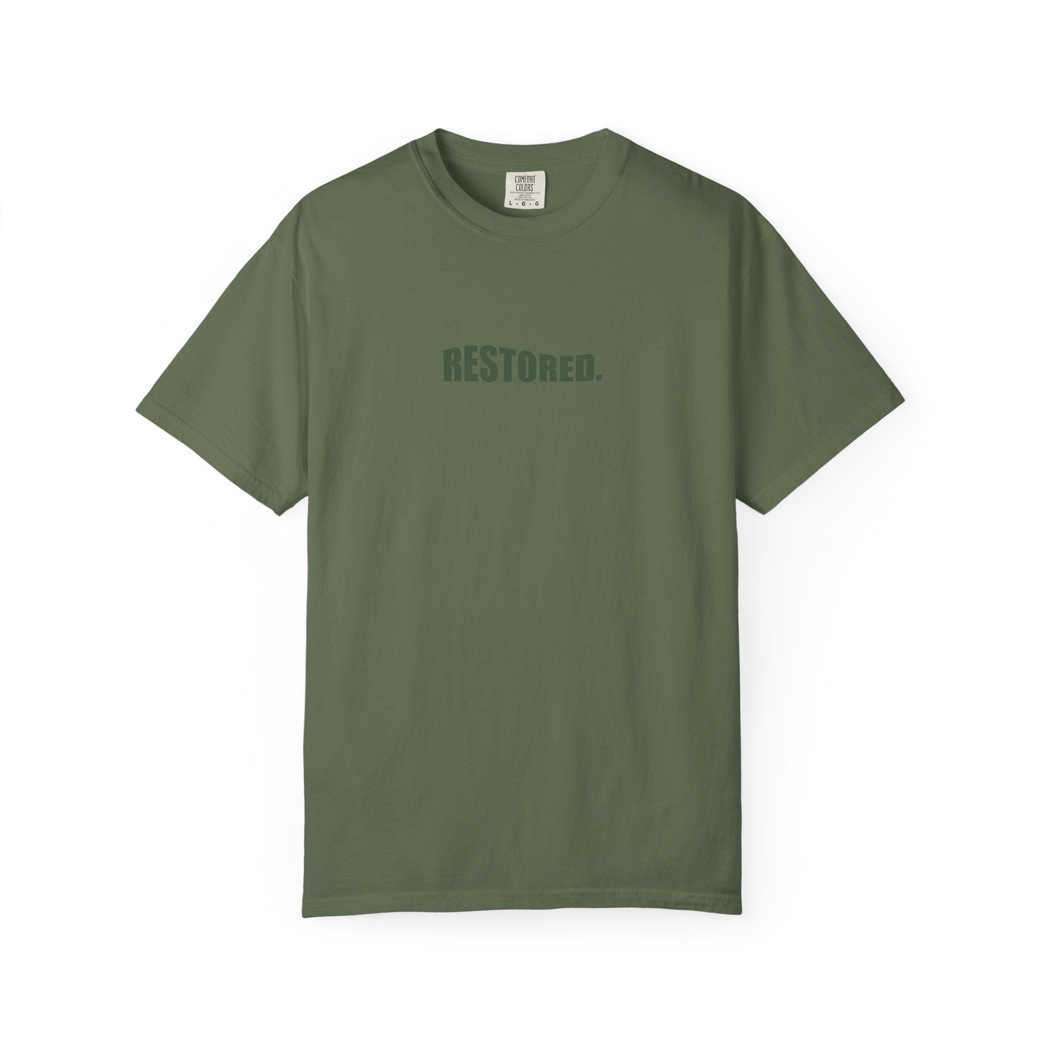 RESTORED T-Shirt in Sage/Dark Forest